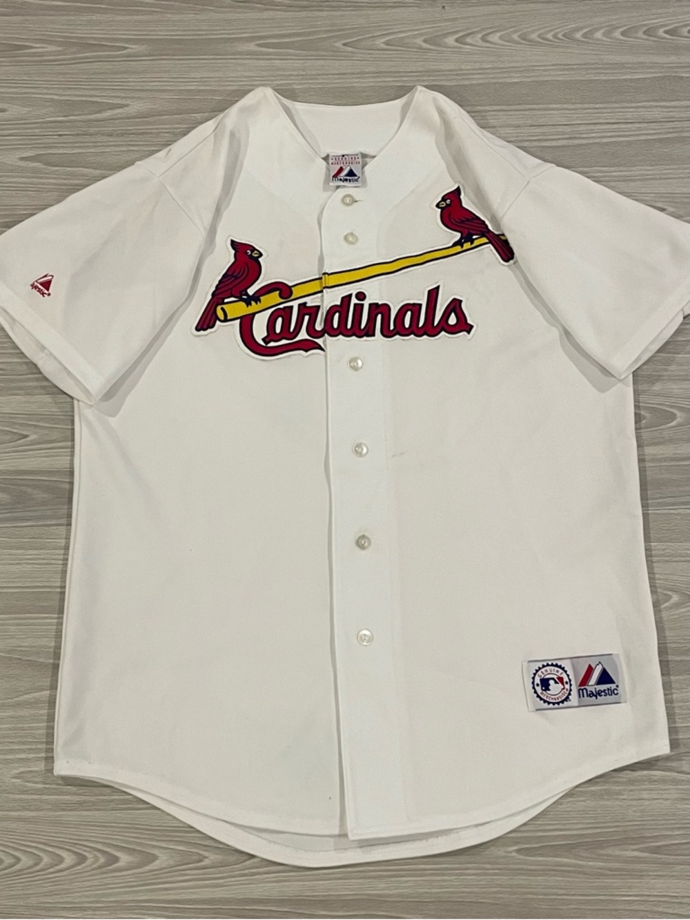 Vintage Majestic St Louis Cardinals Stitched Baseball Jersey Men’s Size Large